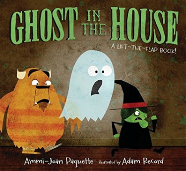 A not-too-spooky ghost story, with interactive lift the flaps to reveal his pals.