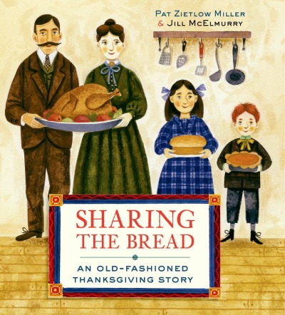 A picture book that shows how a 19th-century American family prepared for Thanksgiving