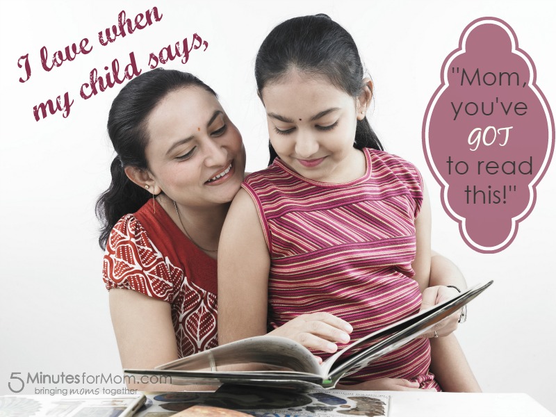 Take that book recommendation from your child!