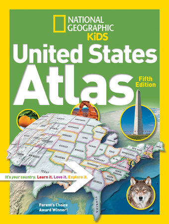 The fifth edition of the United States Atlas from National Geographic Kids